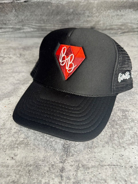 Black on Black Trucker Hat